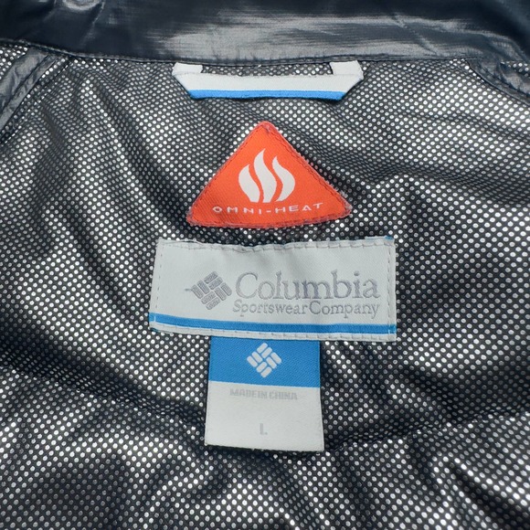 Columbia | Women | 650TD Omni Heat Navy Blue Radial Down Puffer Jacket | Large - Picture 8 of 15